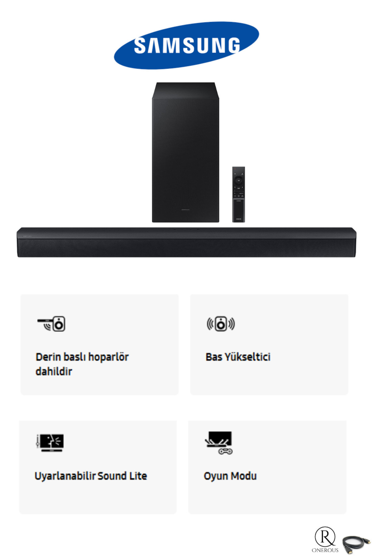 Samsung Bass-dolby Audio / Dts Virtual:x Optik-usb-bluetooth® Tv-telefon Bağlantı 300w Ev Sinema Sistemi - Fiyatı, ı